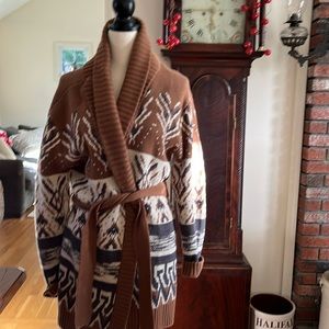 Lucky Brand wrap sweater size medium, wore one